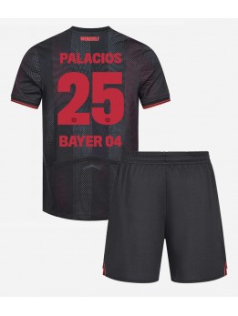 Bayer Leverkusen Exequiel Palacios #25 Replika Hemmakläder Barn 2025-26 Kortärmad (+ byxor)